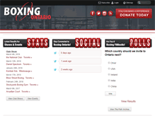 Tablet Screenshot of boxingontario.com